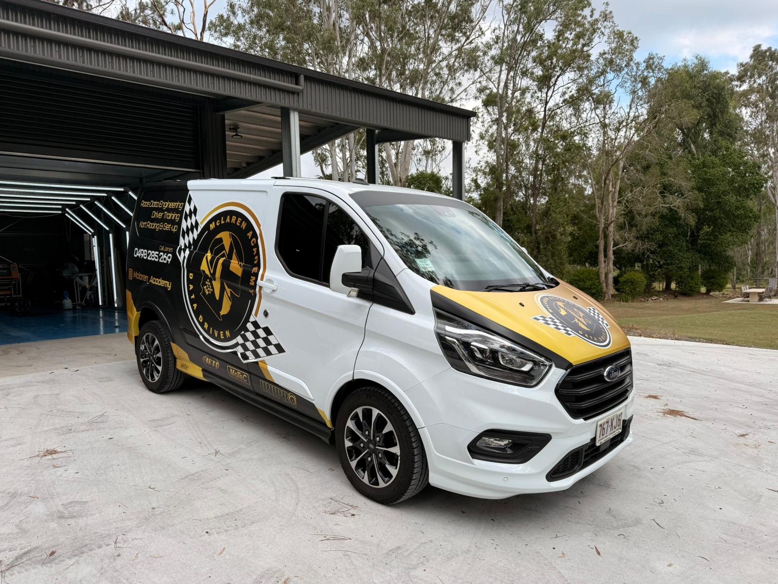 Commercial fleet graphics and mobile billboard branding