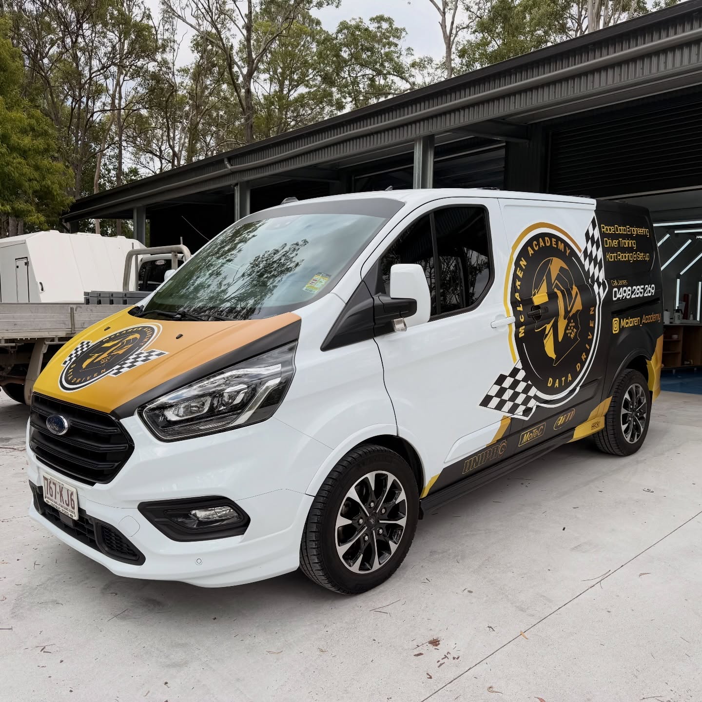 Nick Pro Visuals Instagram post - vehicle wrap project