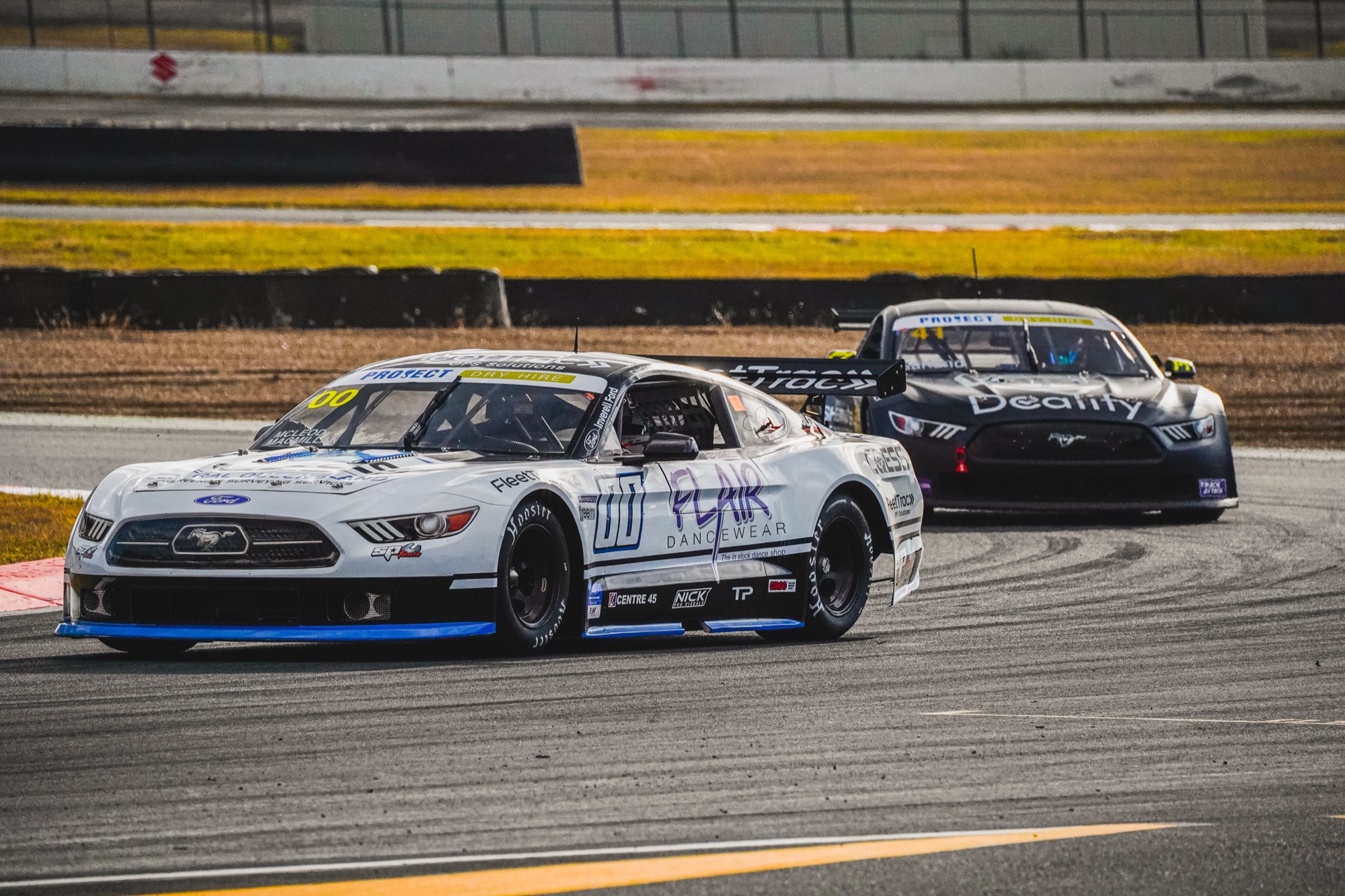Custom race car wrap and motorsport livery